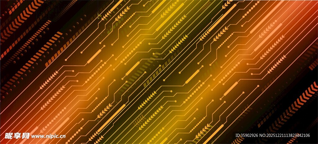 炫彩光线抽象背景图