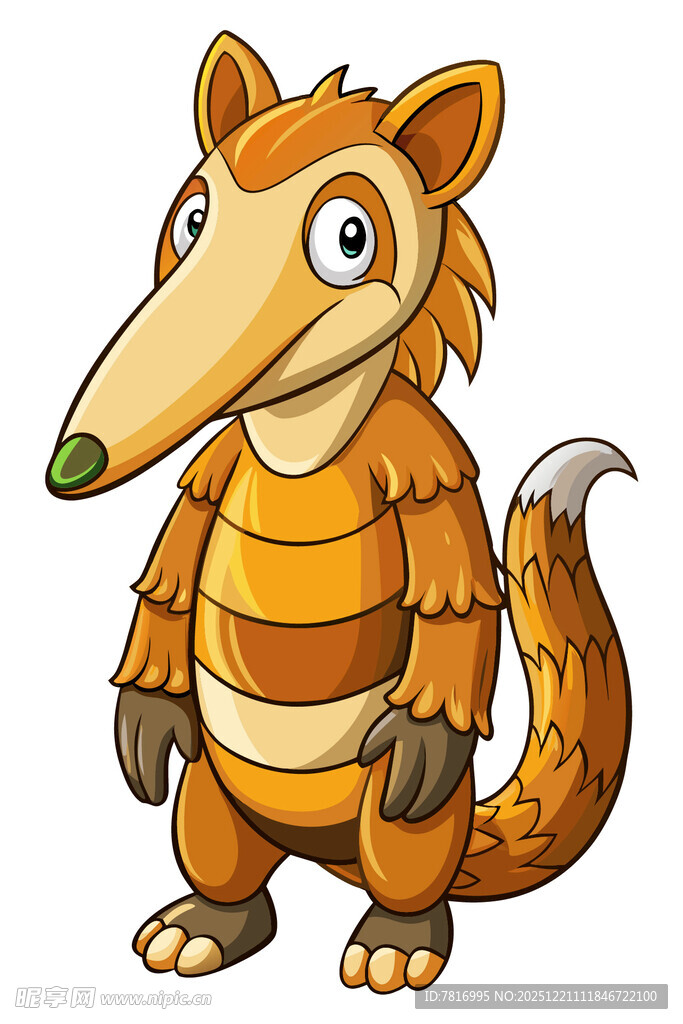 卡通形象食蚁兽
