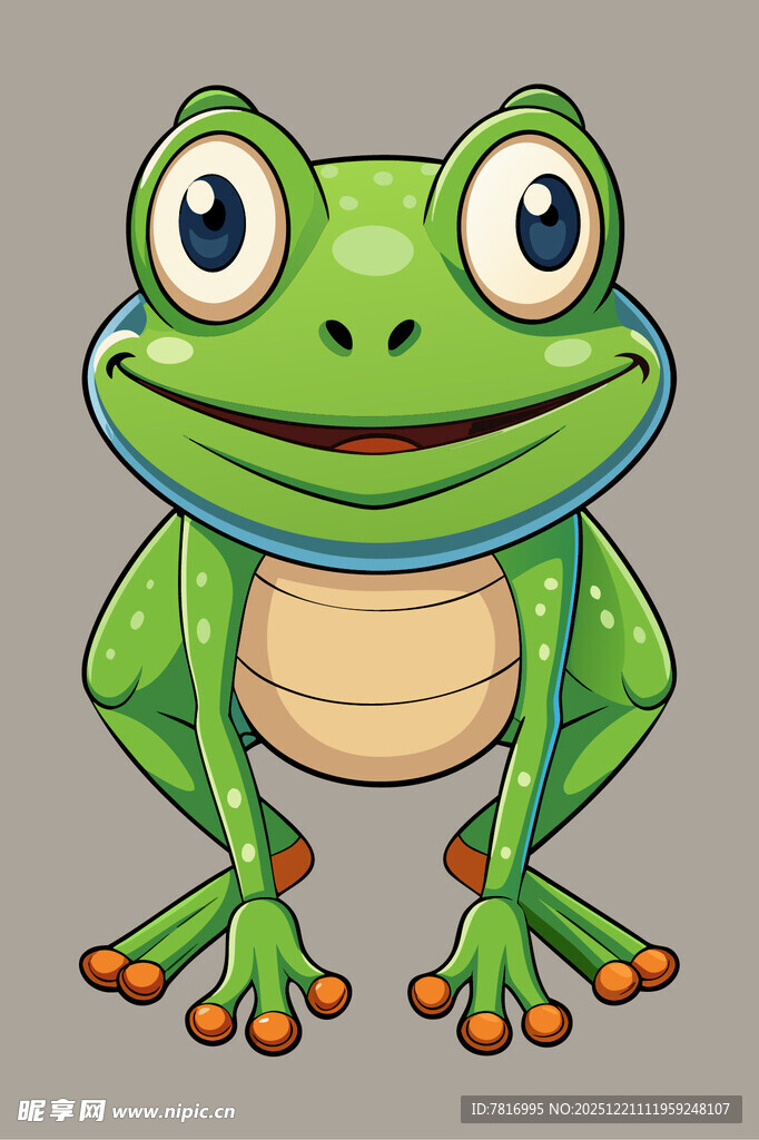 可爱青蛙卡通形象
