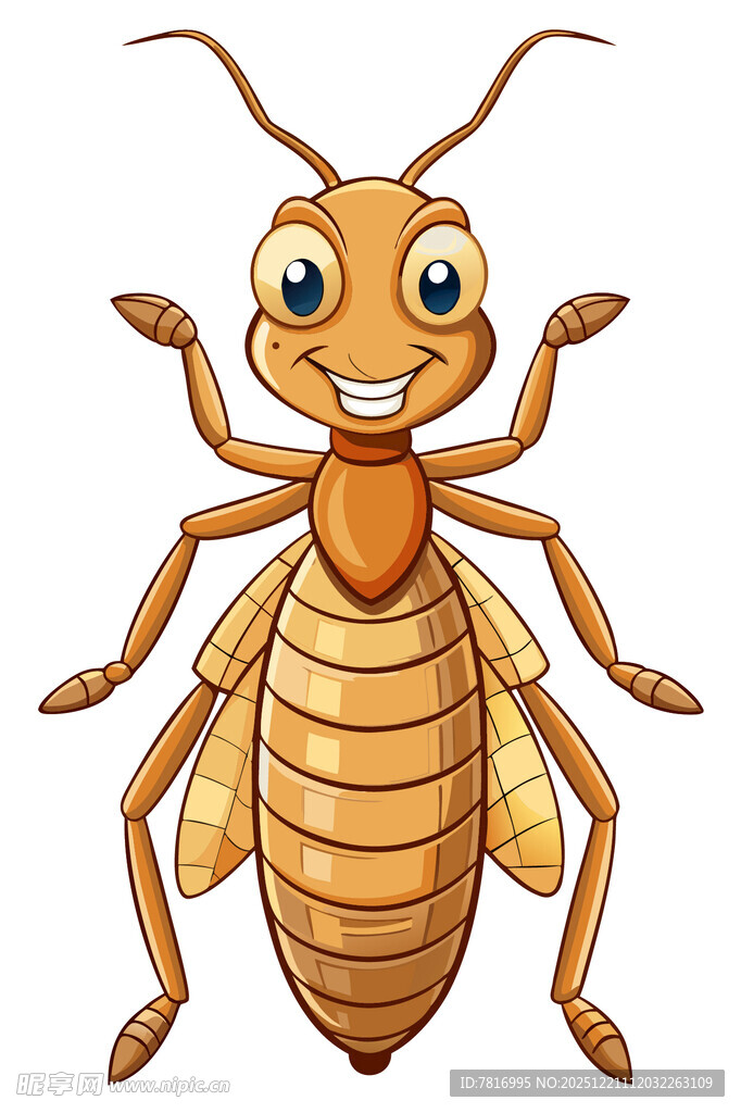 可爱卡通蚂蚁形象