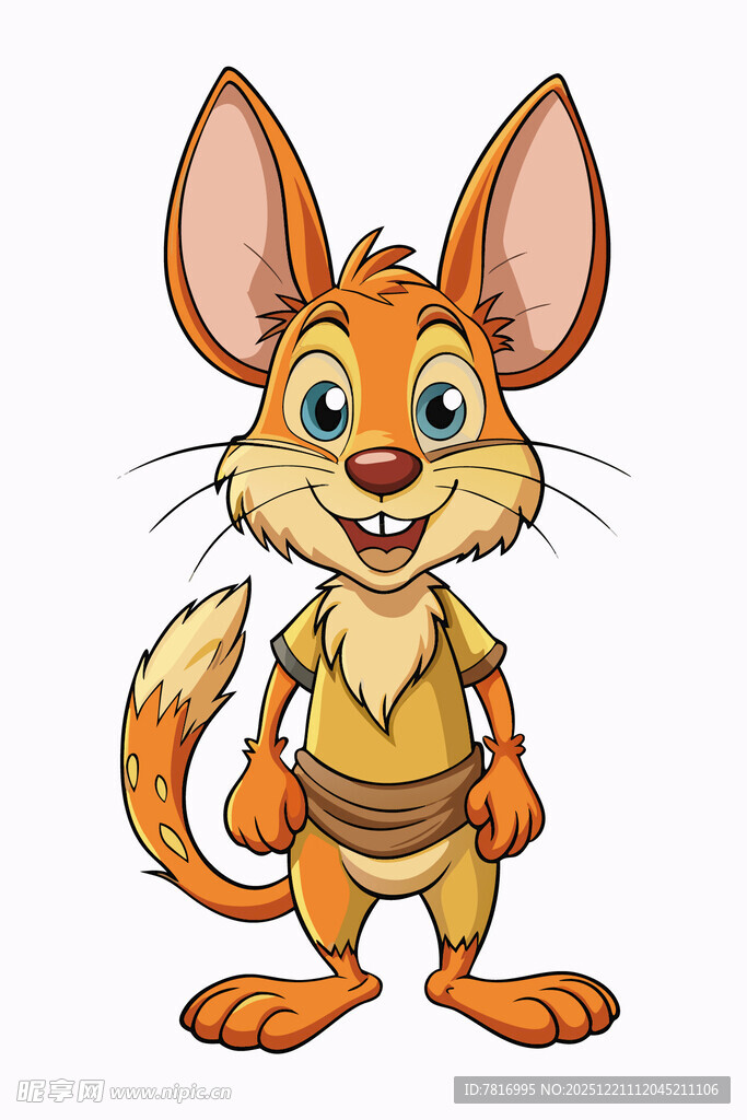 可爱卡通松鼠形象