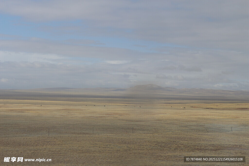 广袤荒原景色