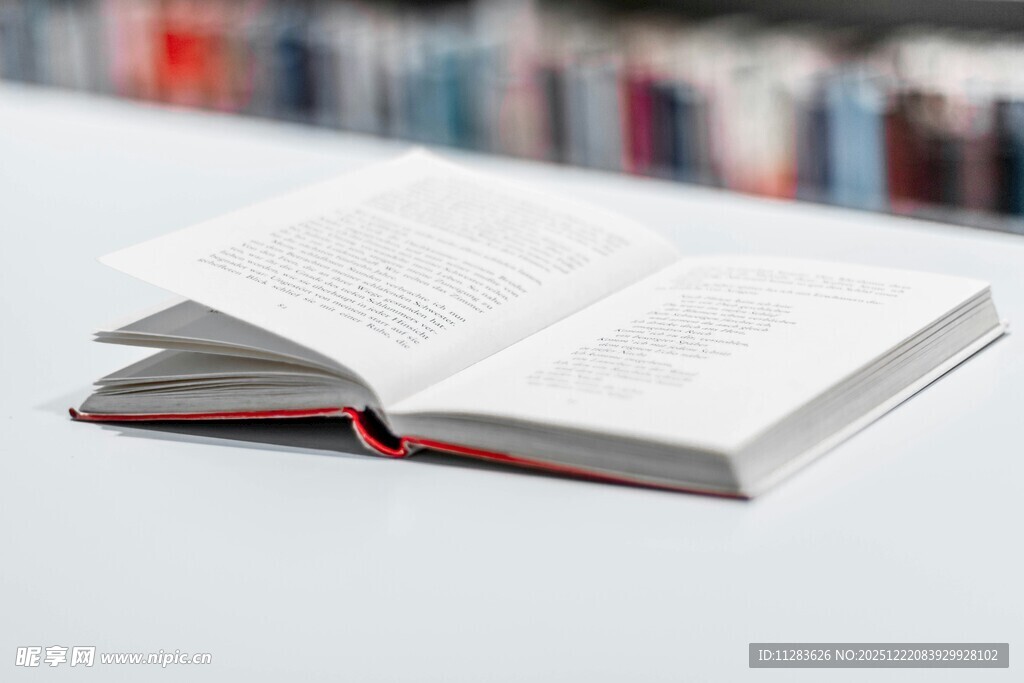 翻开的书籍