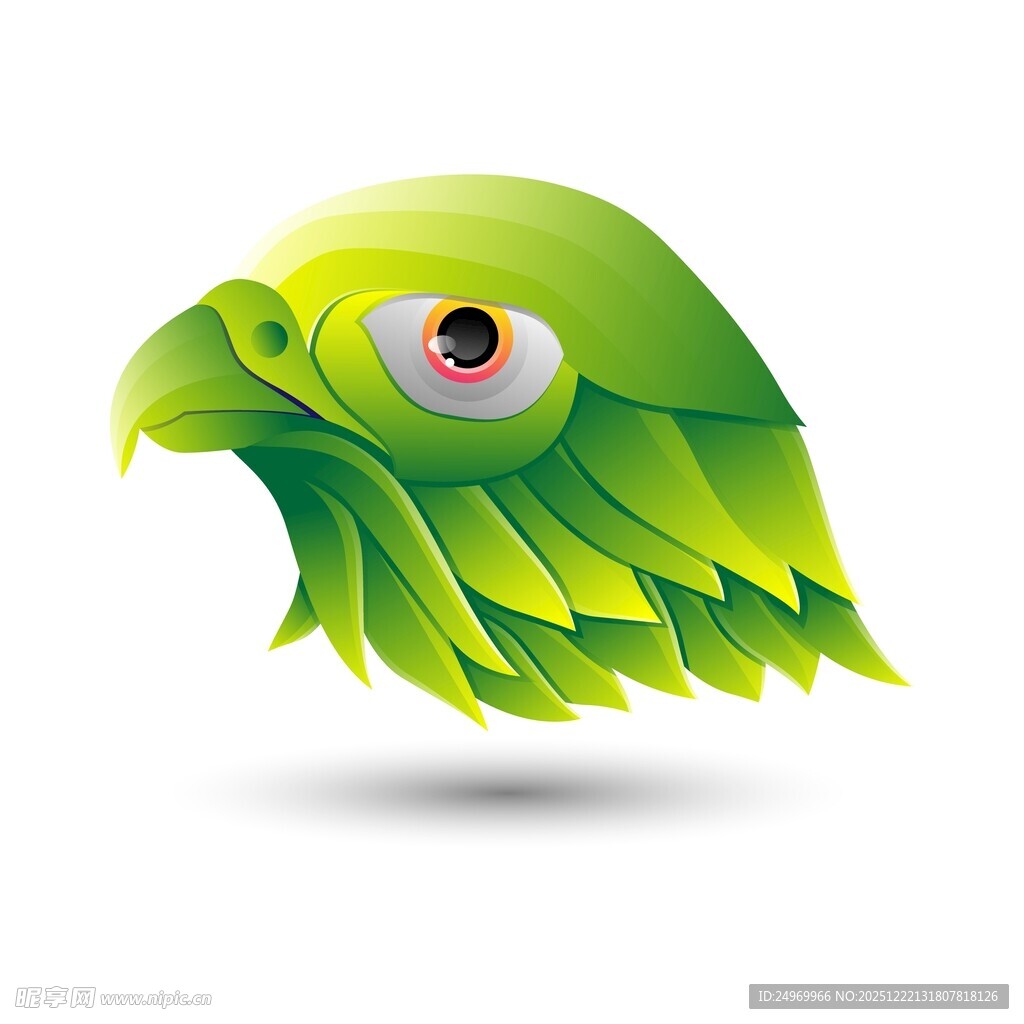 绿色鹦鹉头像