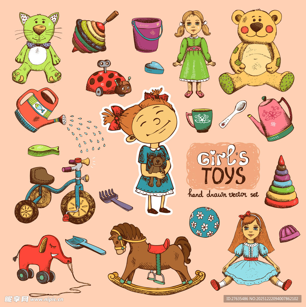 可爱童趣玩具大集合