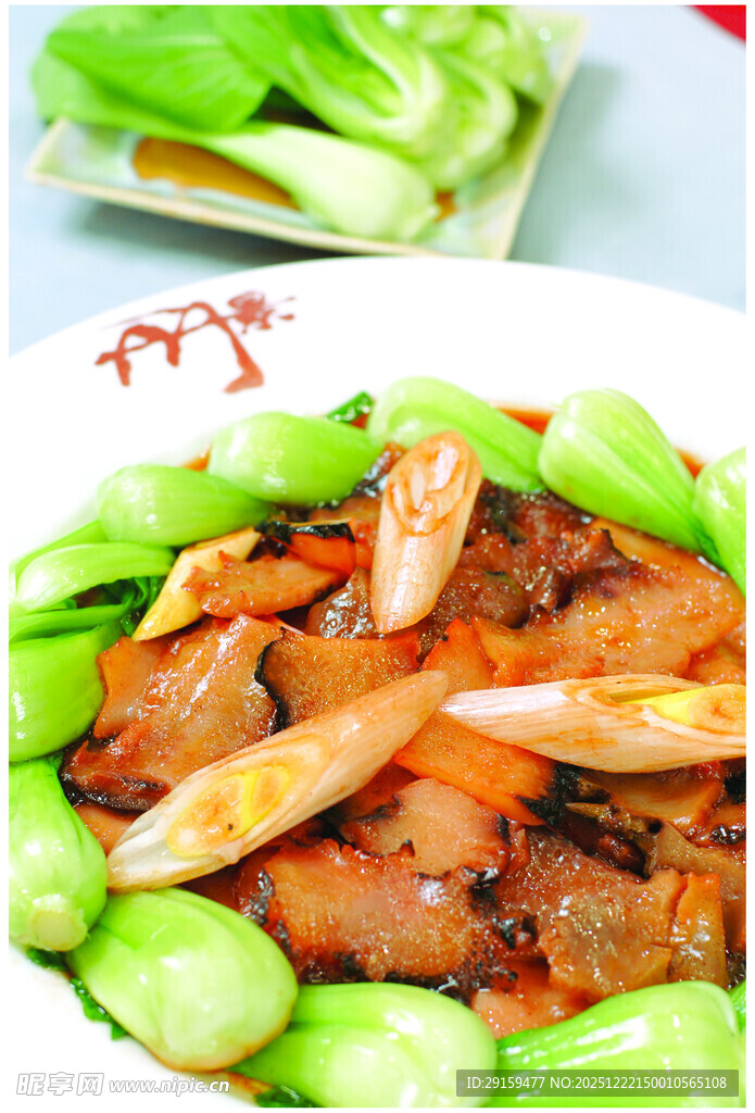 美味香菇炒油菜