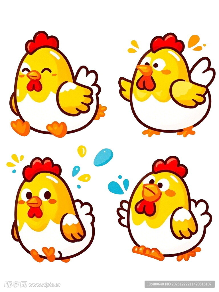 可爱小鸡表情组图
