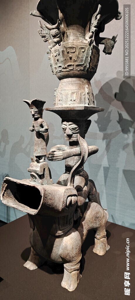 广东珠海中山古代青铜摆件