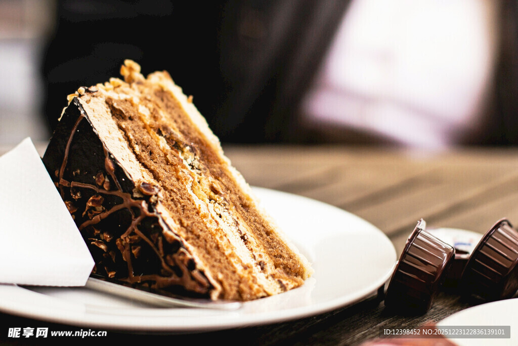 美味巧克力千层蛋糕