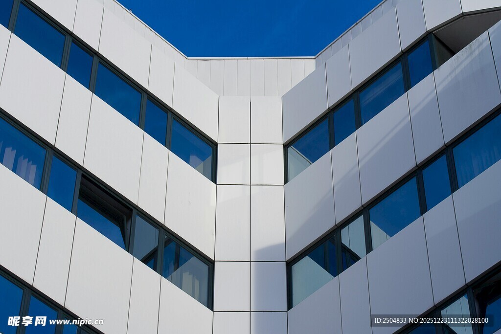 现代风格几何造型建筑外观