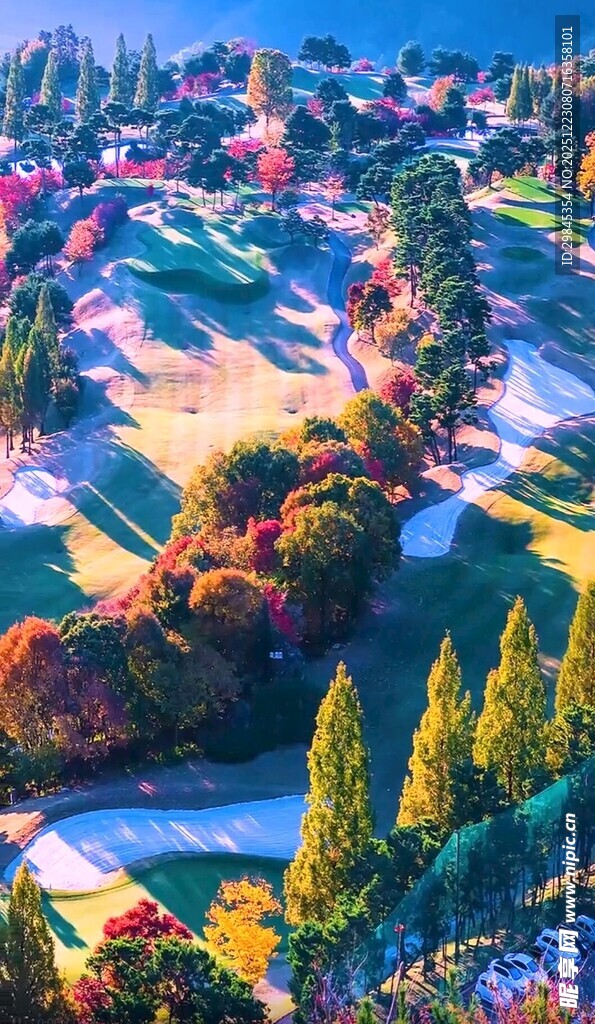 秋日多彩田园风光