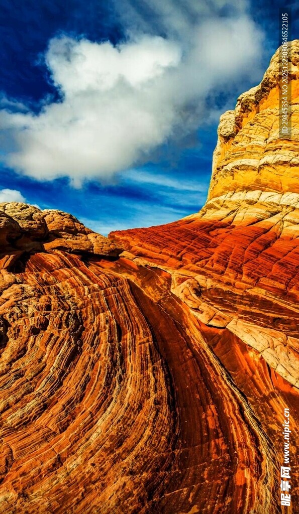 壮丽丹霞地貌景观