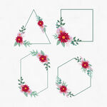花卉边框