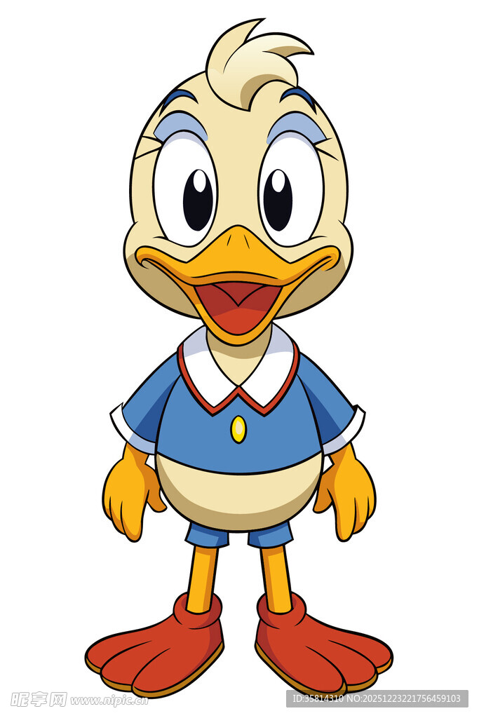卡通小鸭形象