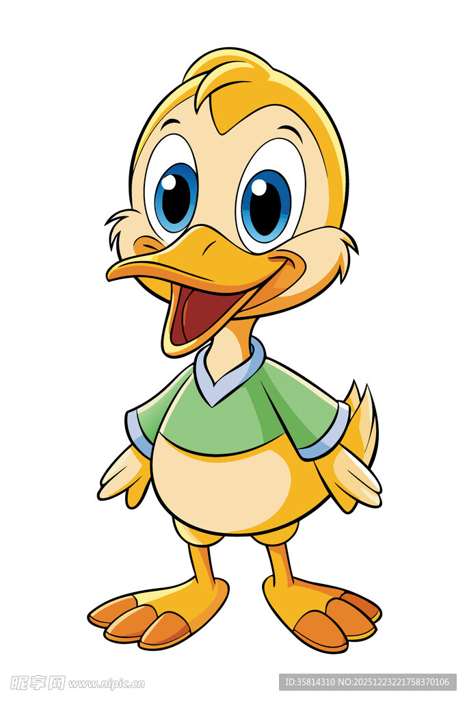 可爱小黄鸭卡通形象