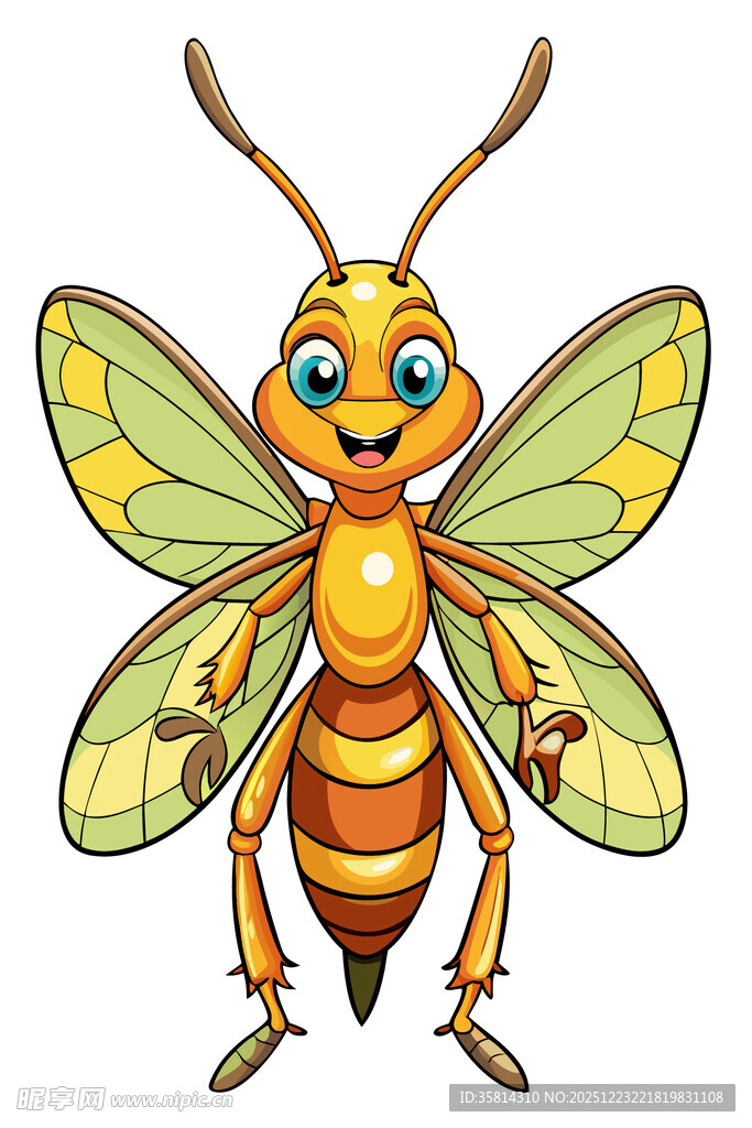 可爱卡通蜜蜂形象