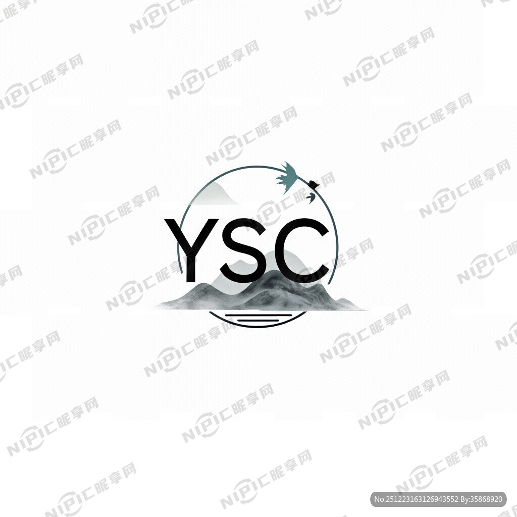 设计一个logo 名字是YSC