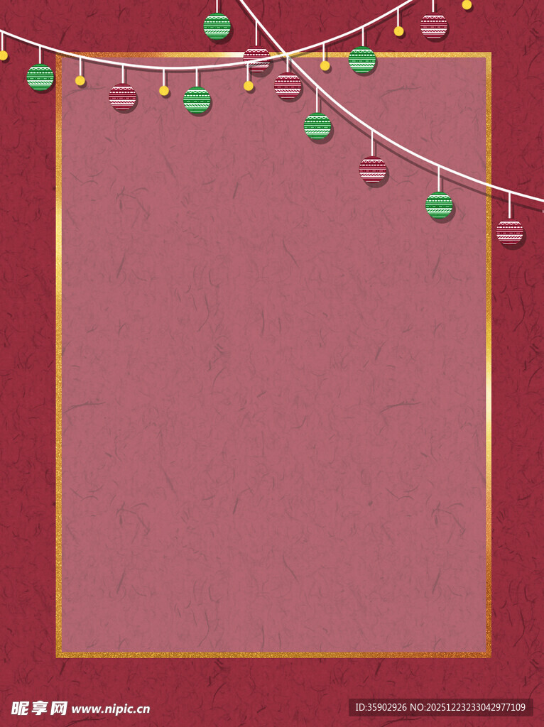 节日装饰边框背景图