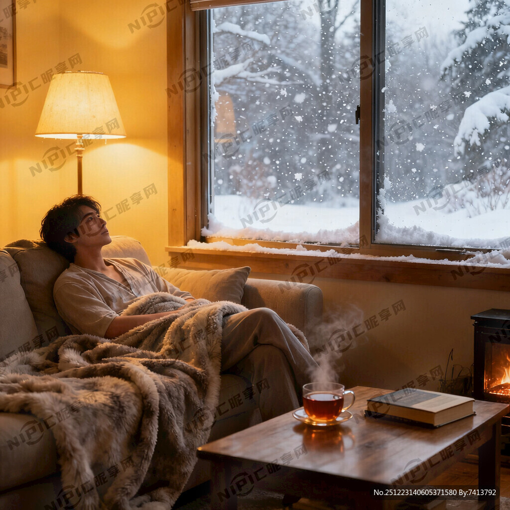 屋外飘雪  室内温暖如春