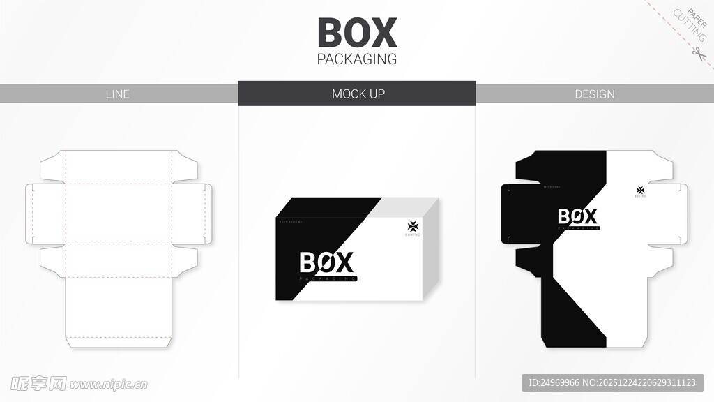 盒子包装设计模板展示