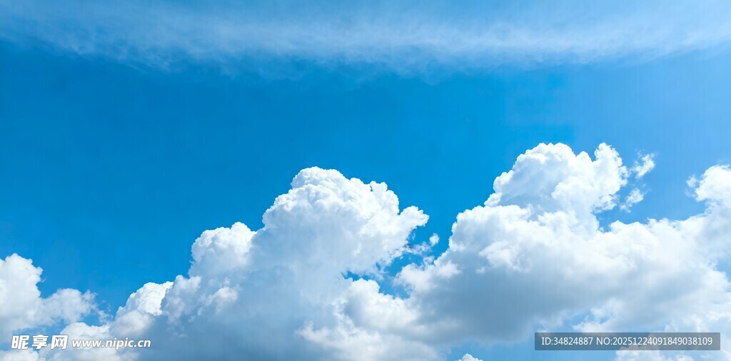 蓝天白云美景