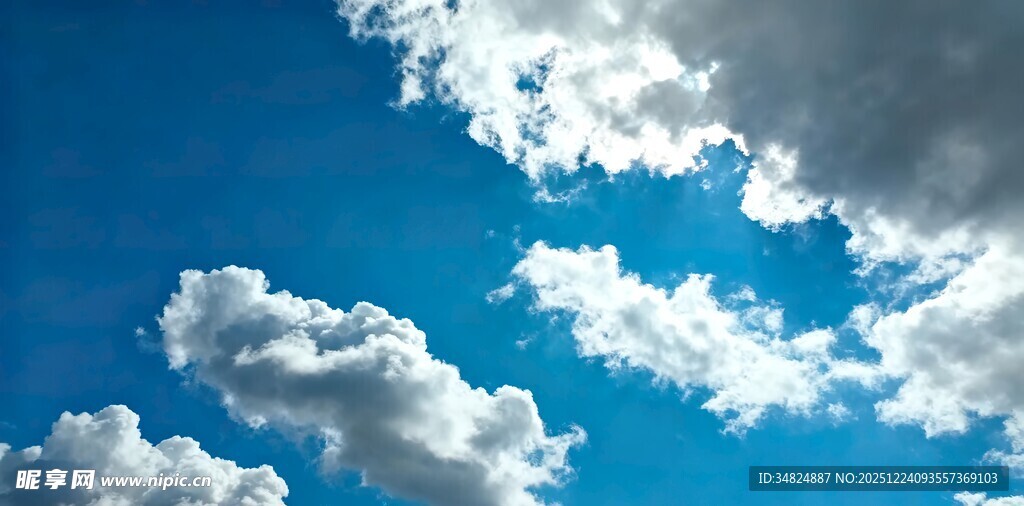 蓝天白云美景