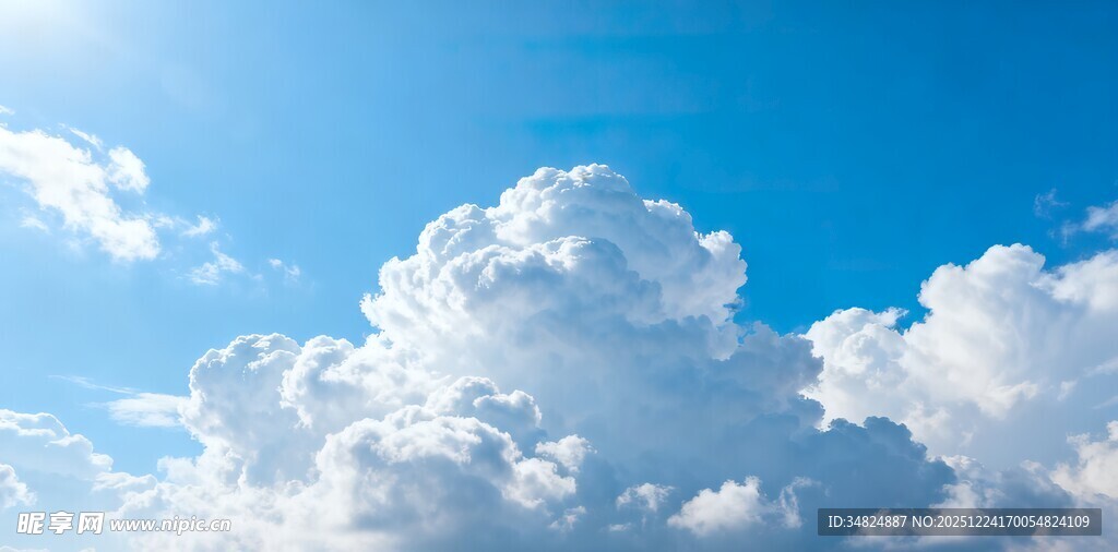 蓝天白云美景