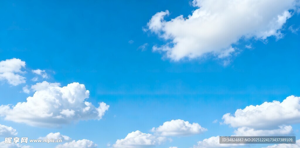 蓝天白云美景