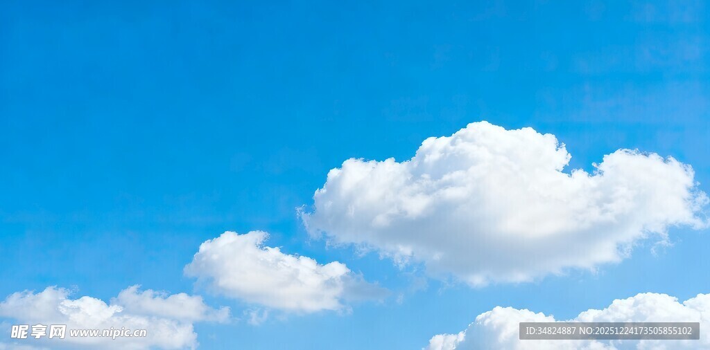 蓝天白云美景