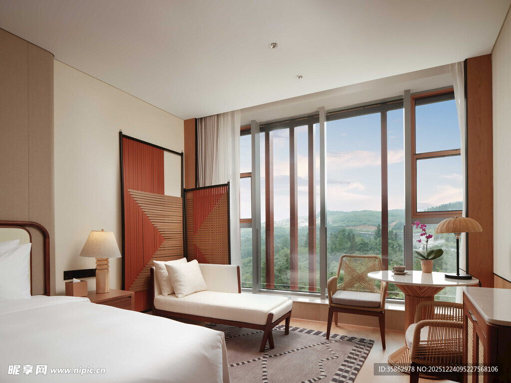 豪华观景酒店客房