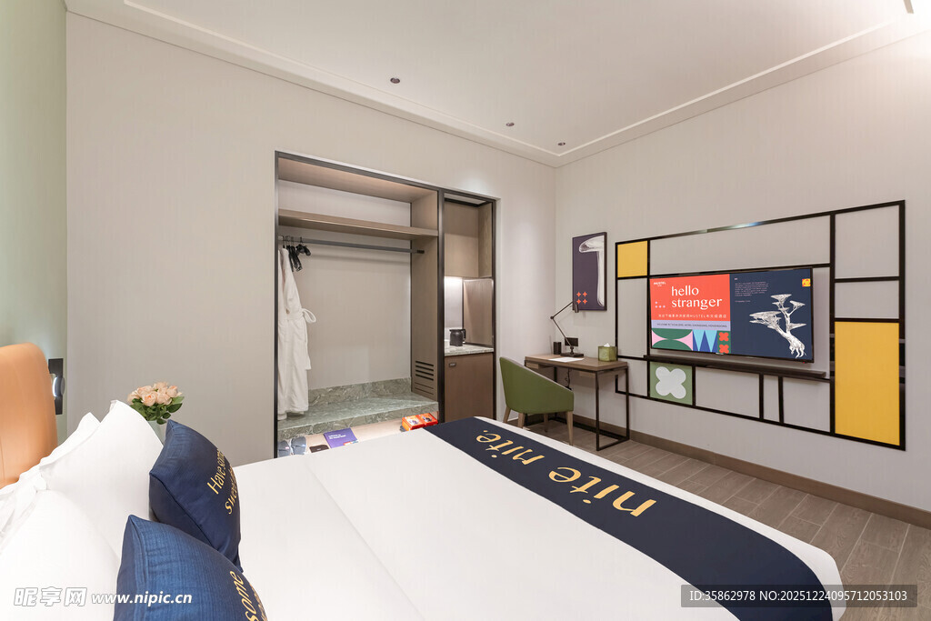 现代简约风格卧室空间