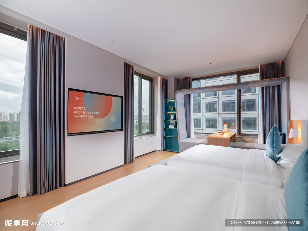 现代简约风格豪华卧室