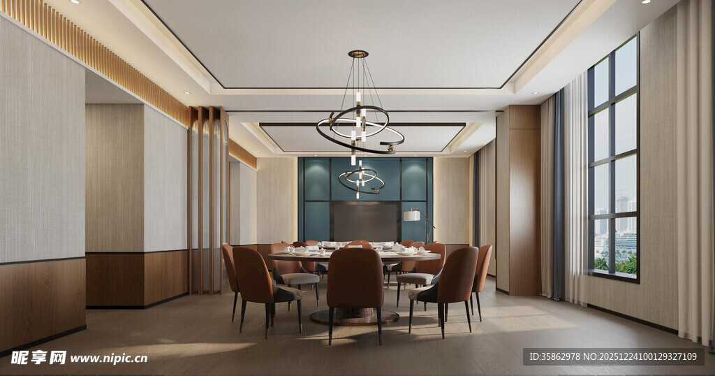 现代简约风餐厅室内设计
