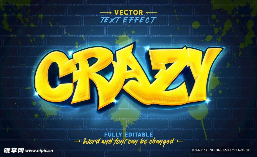 疯狂主题炫酷字体设计