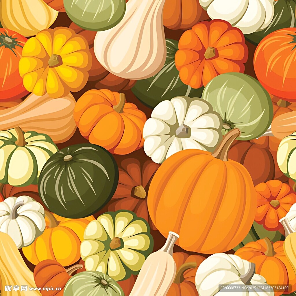 多彩南瓜堆叠图