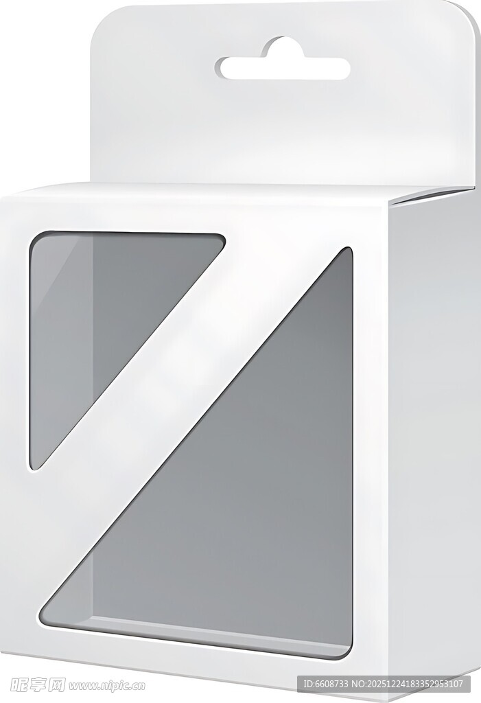 透明视窗白色包装盒