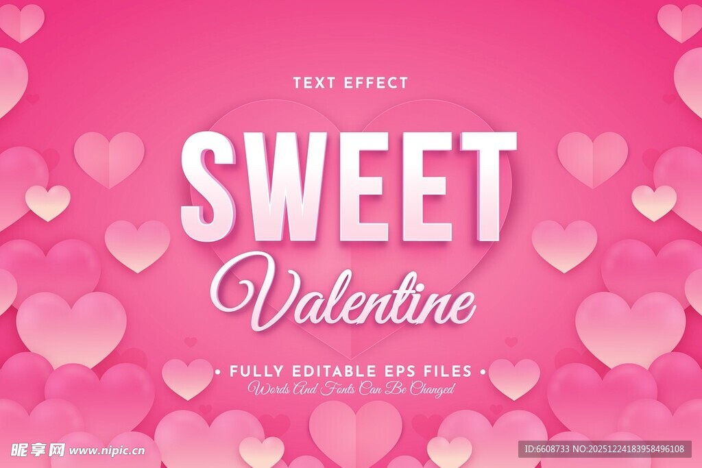 甜蜜情人节背景图