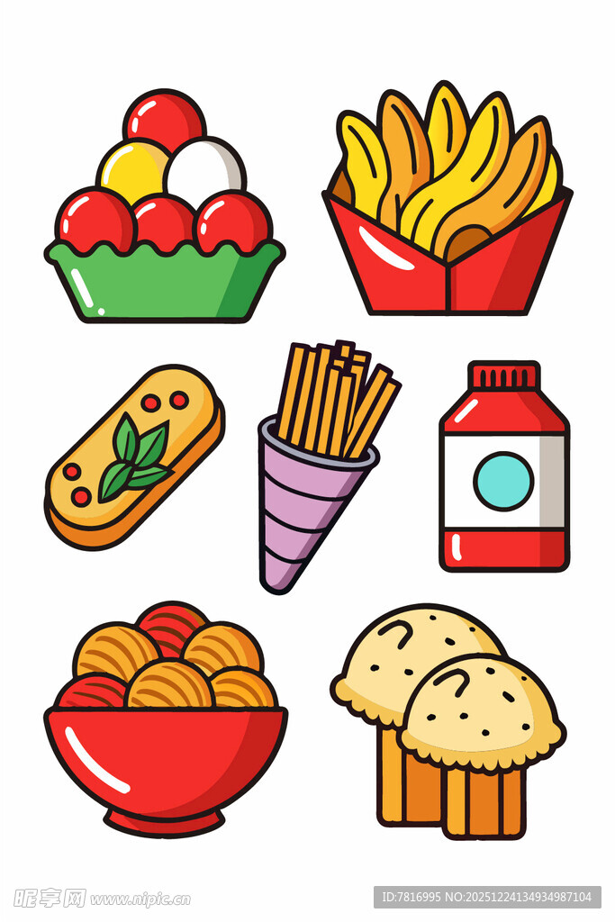 多样美味小吃与饮品