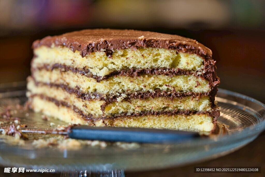 美味多层巧克力蛋糕