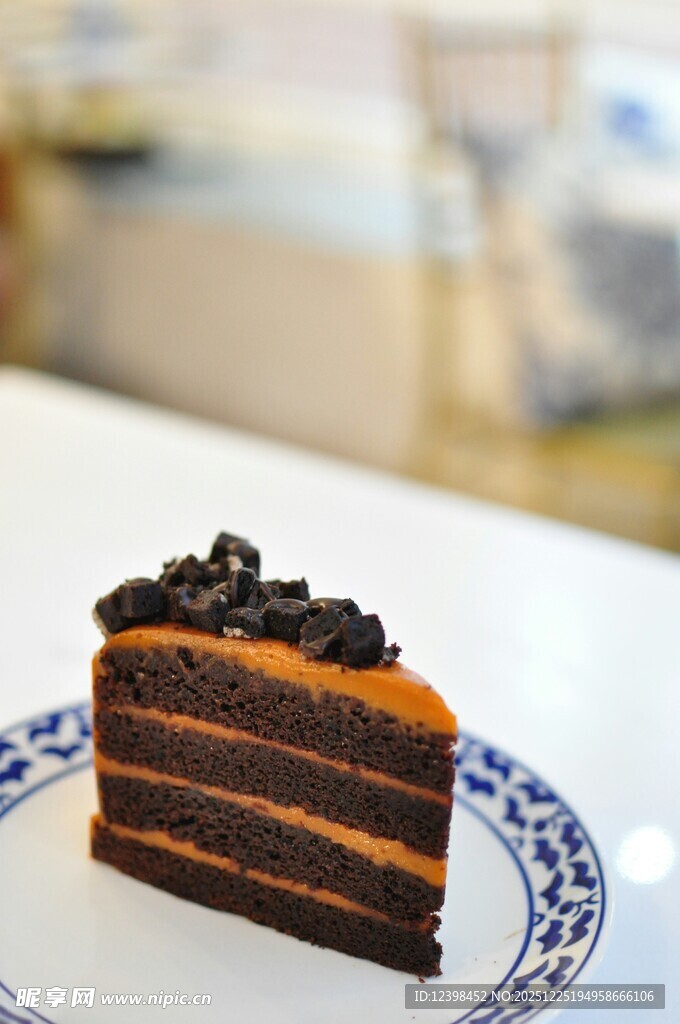 美味巧克力夹心蛋糕