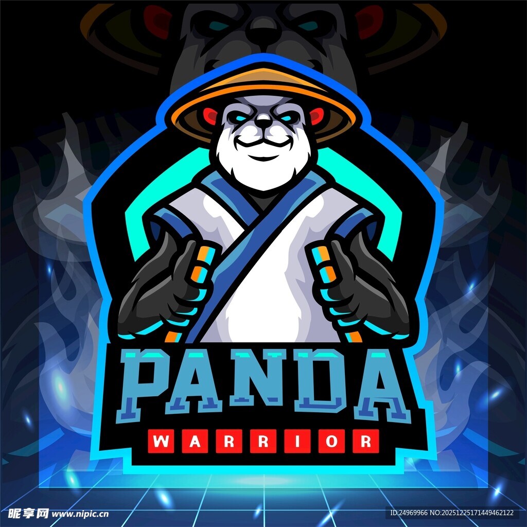 熊猫电竞战队标志