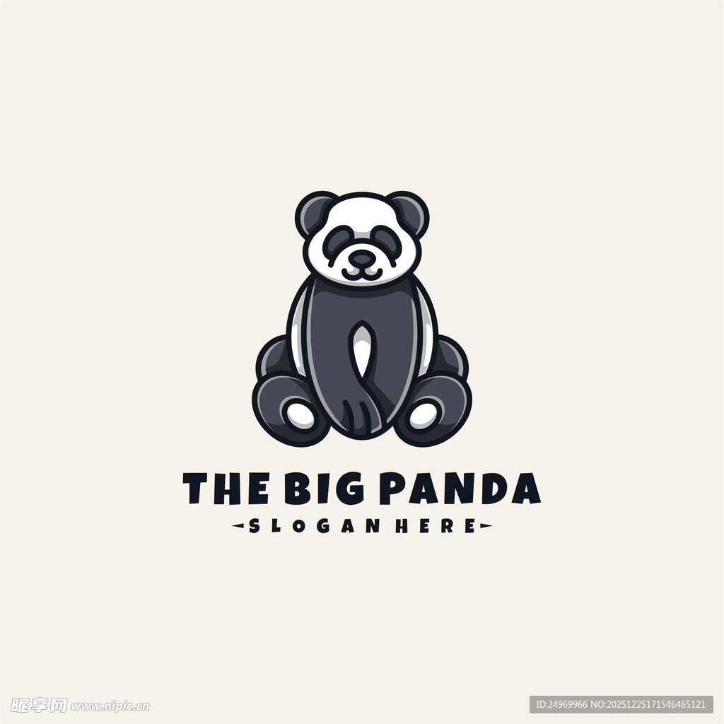 大熊猫标志设计