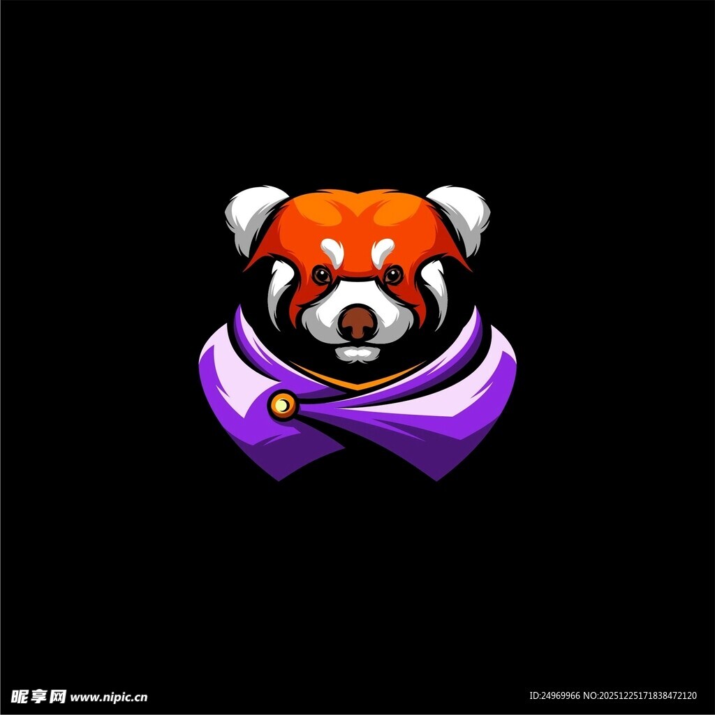 小熊猫卡通形象