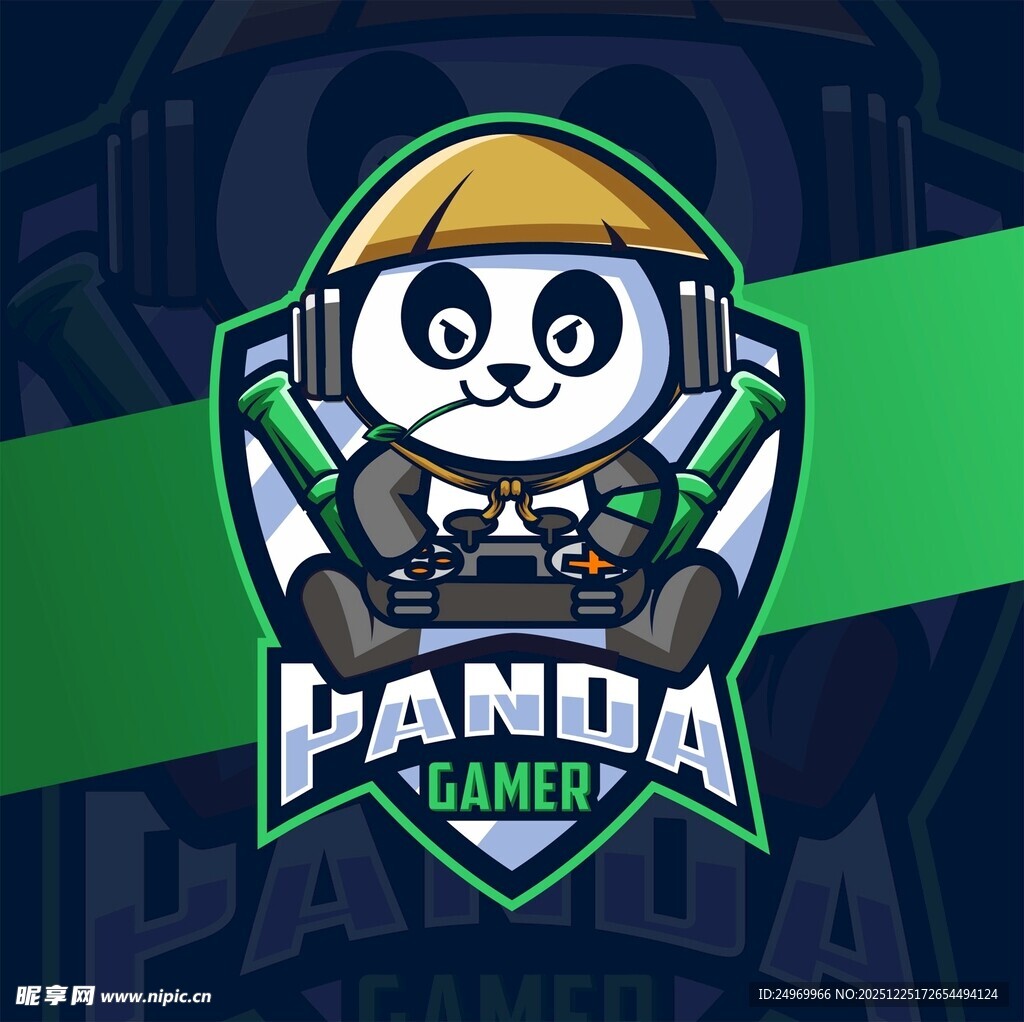 熊猫游戏战队标志