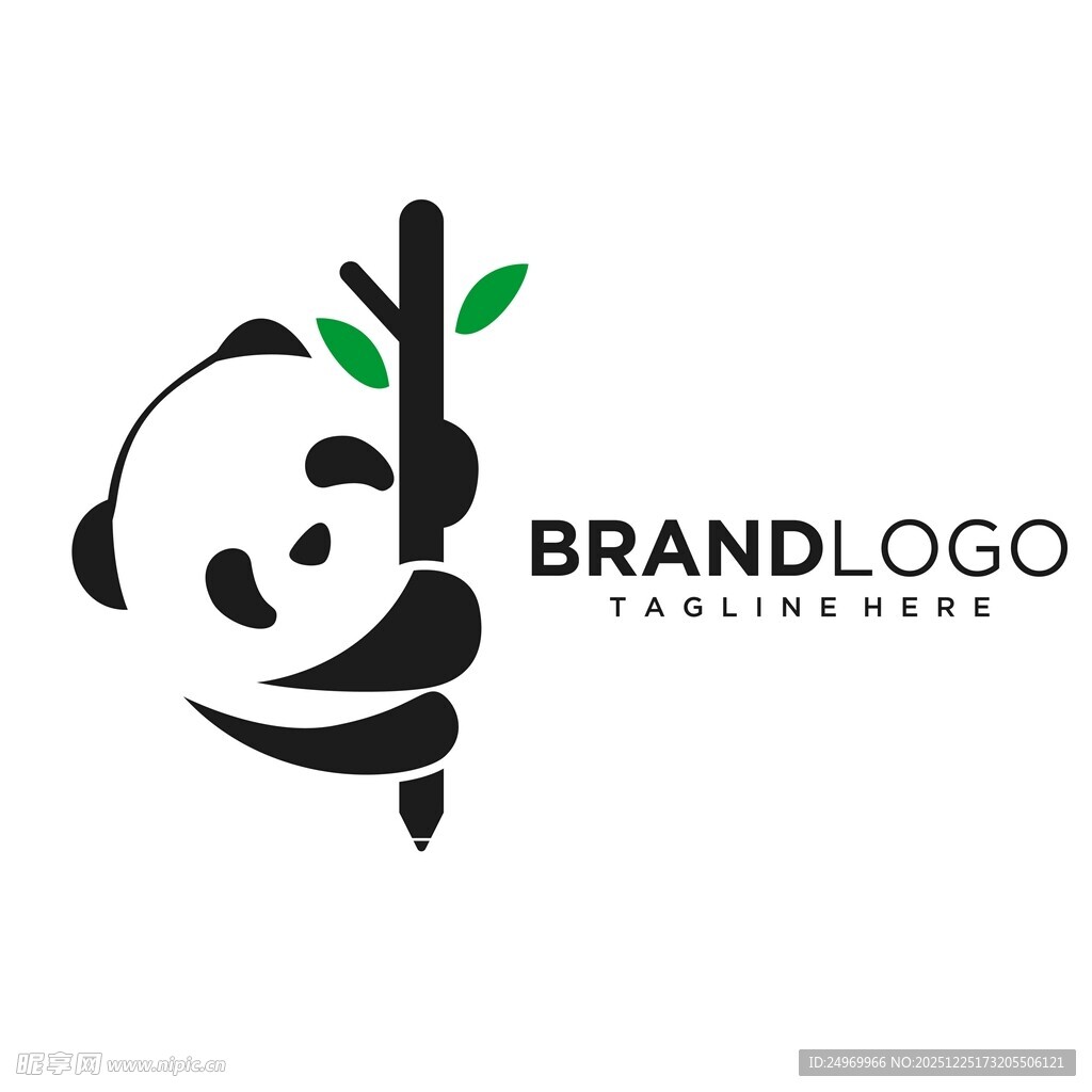 熊猫品牌标志设计