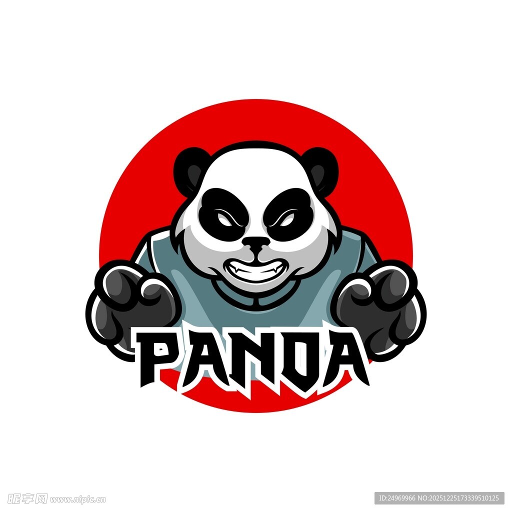 熊猫PANUA标志设计