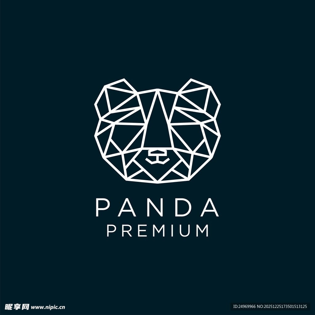 熊猫高端品牌标志