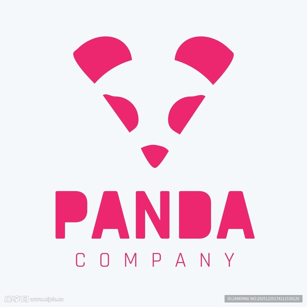 熊猫公司标志设计