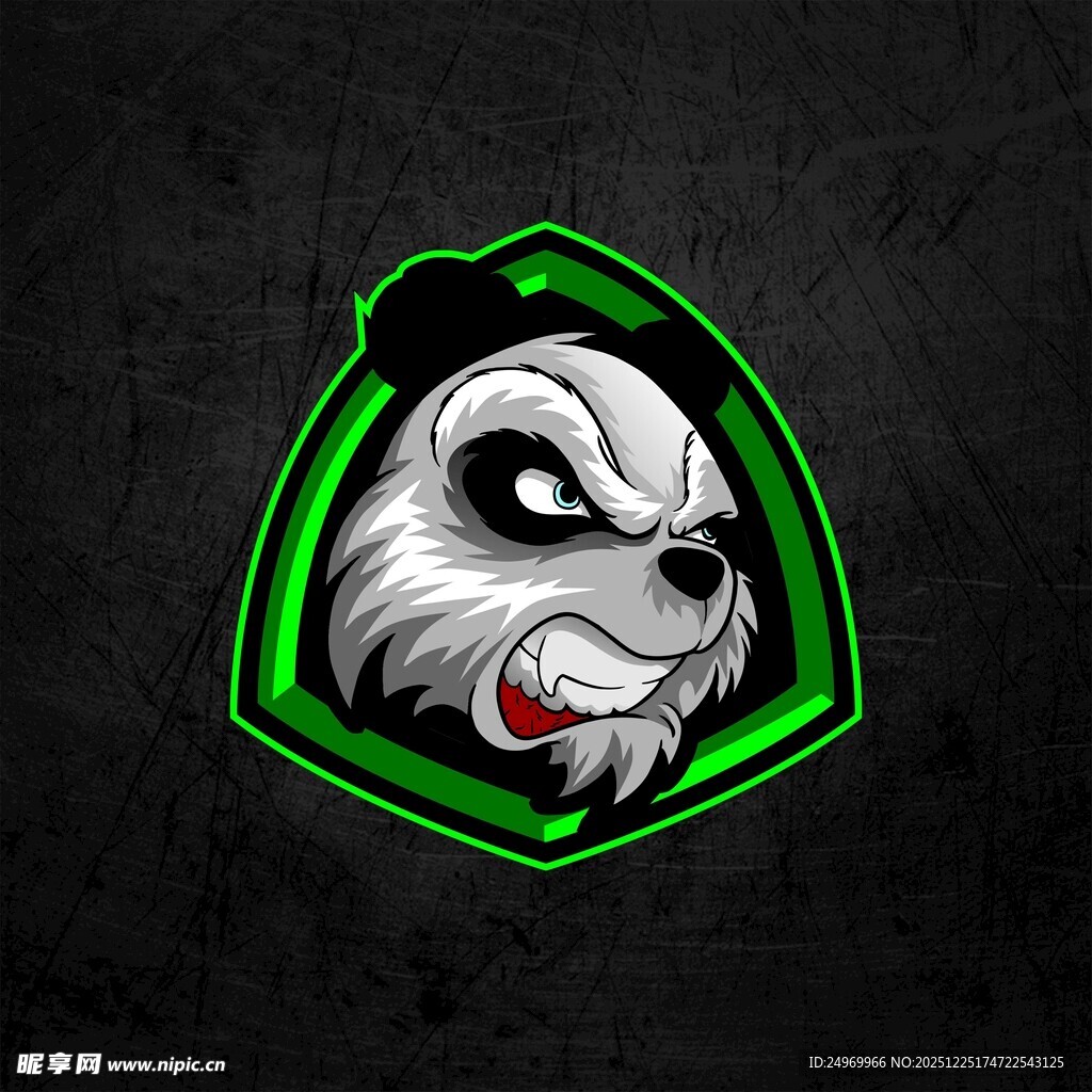 熊猫电竞战队标志