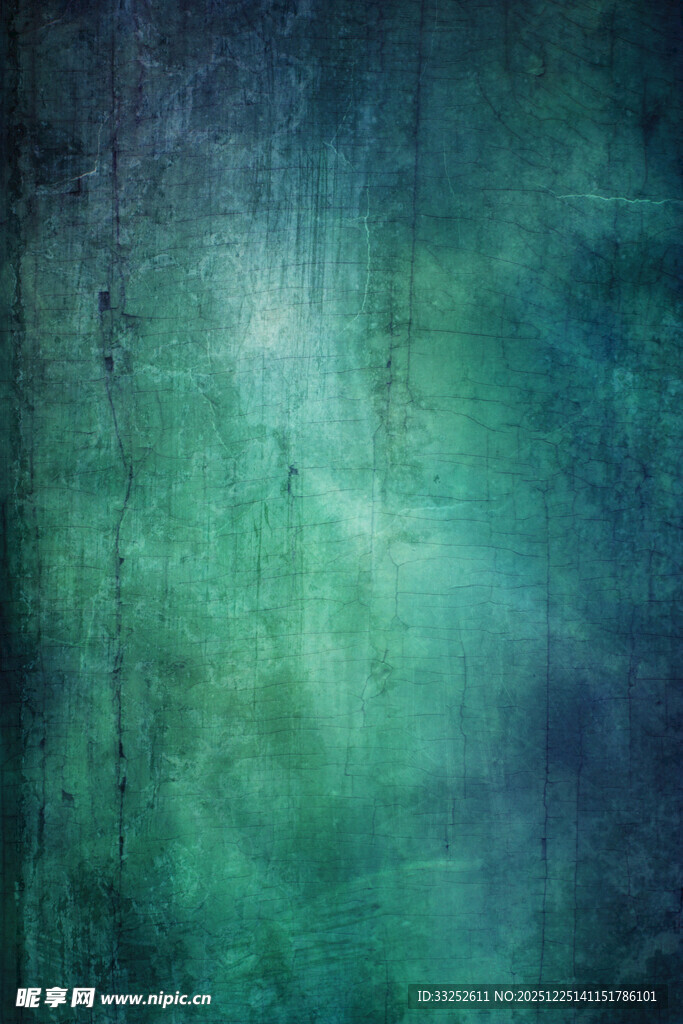 蓝绿色渐变抽象背景图